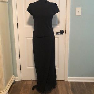 BCBG 2 piece shirt and long skirt